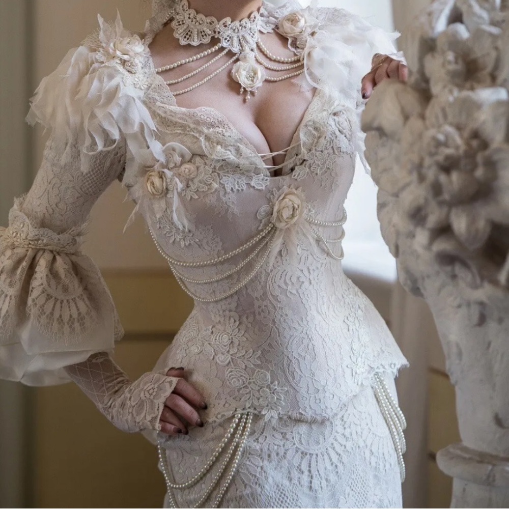 Handmade Reimagined Vintage Victorian Dress